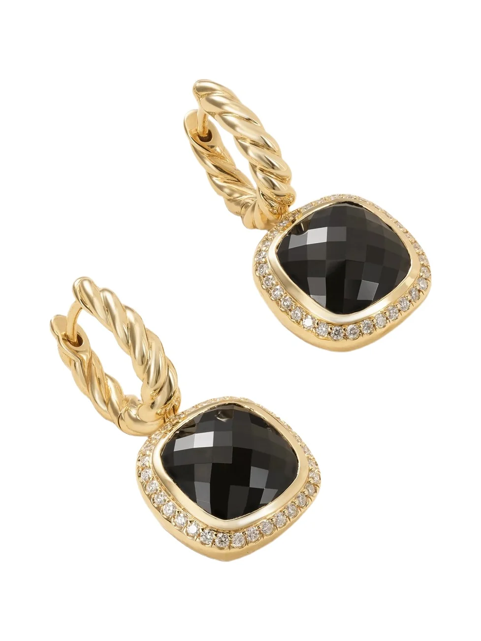 Albion® 18-karat Gold, Onyx And Diamond Earrings - Black Albion® 18-karat Gold, Onyx And Diamond Earrings - Black