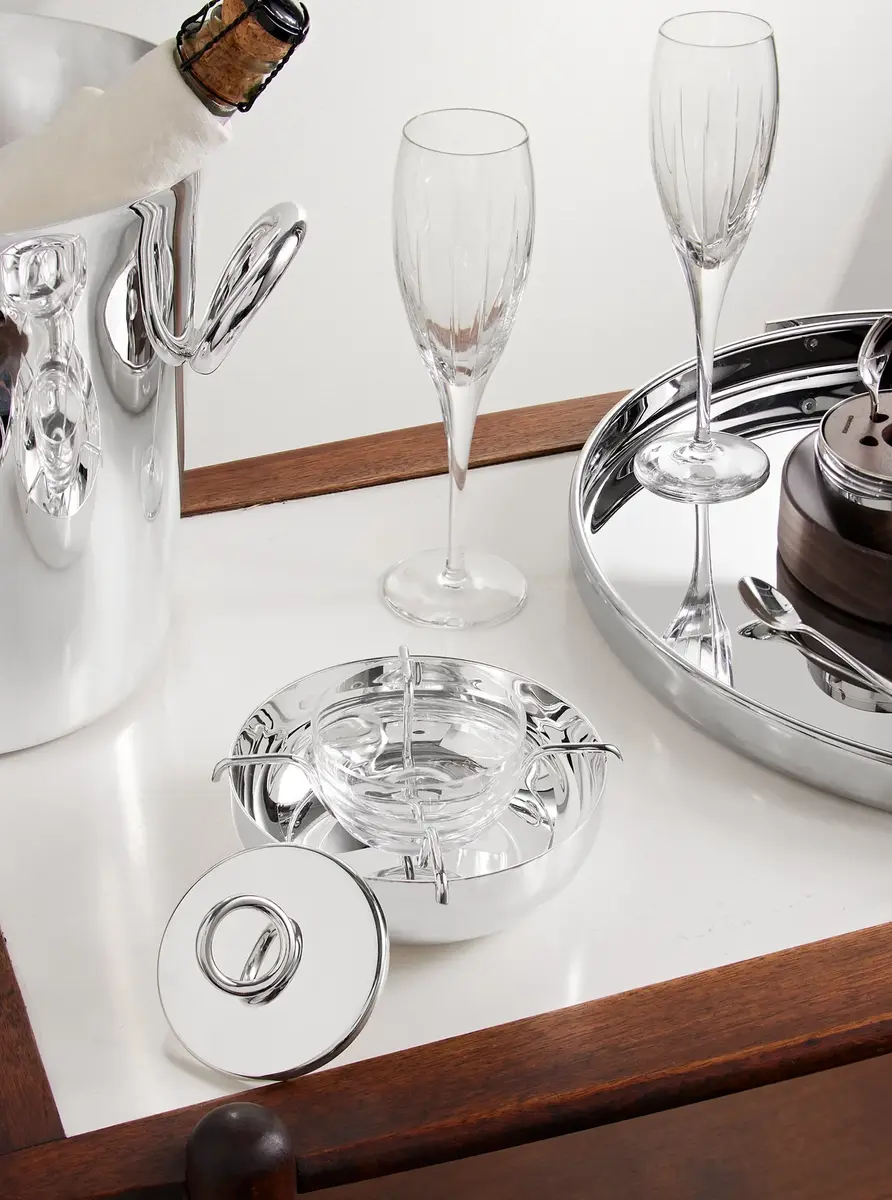 Christofle Vertigo Small Silver-Plated Caviar Serving Set - Men | Thumbnail 2 Christofle Vertigo Small Silver-Plated Caviar Serving Set - Men | Thumbnail 2