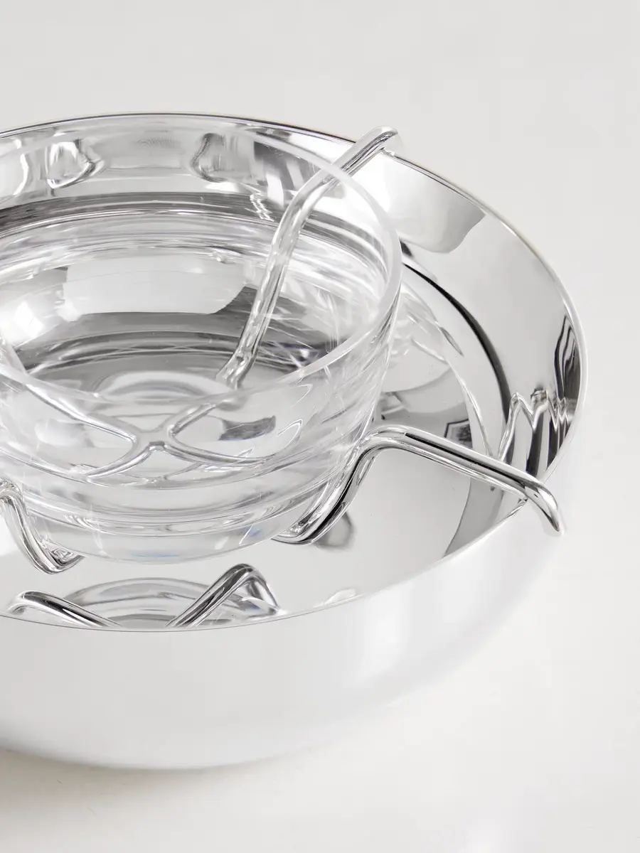 Christofle Vertigo Small Silver-Plated Caviar Serving Set - Men | Thumbnail 3 Christofle Vertigo Small Silver-Plated Caviar Serving Set - Men | Thumbnail 3