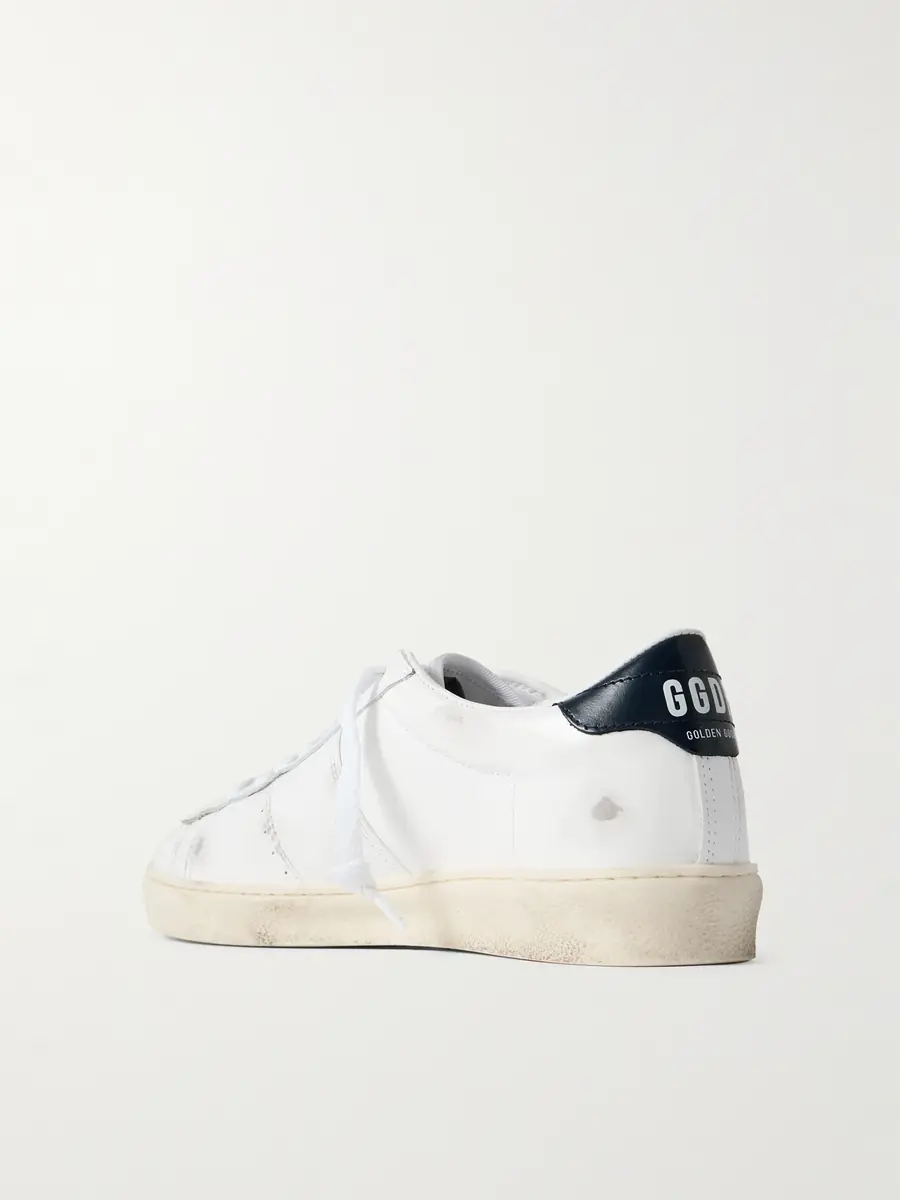 Golden Goose Matchstar Distressed Leather Sneakers - Men | Thumbnail 4 Golden Goose Matchstar Distressed Leather Sneakers - Men | Thumbnail 4