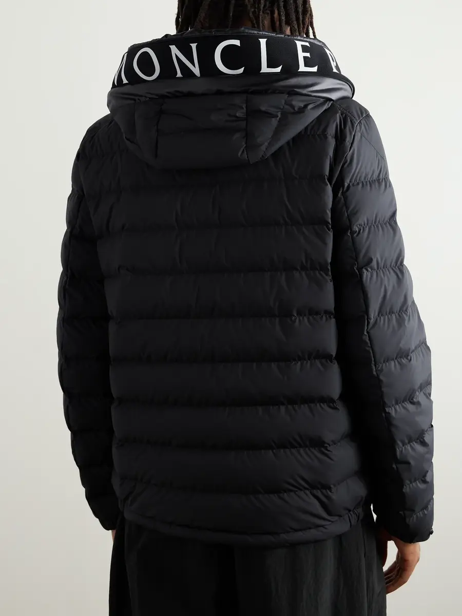 Moncler Logo-Print Quilted Shell Hooded Down Jacket - Men | Thumbnail 3 Moncler Logo-Print Quilted Shell Hooded Down Jacket - Men | Thumbnail 3