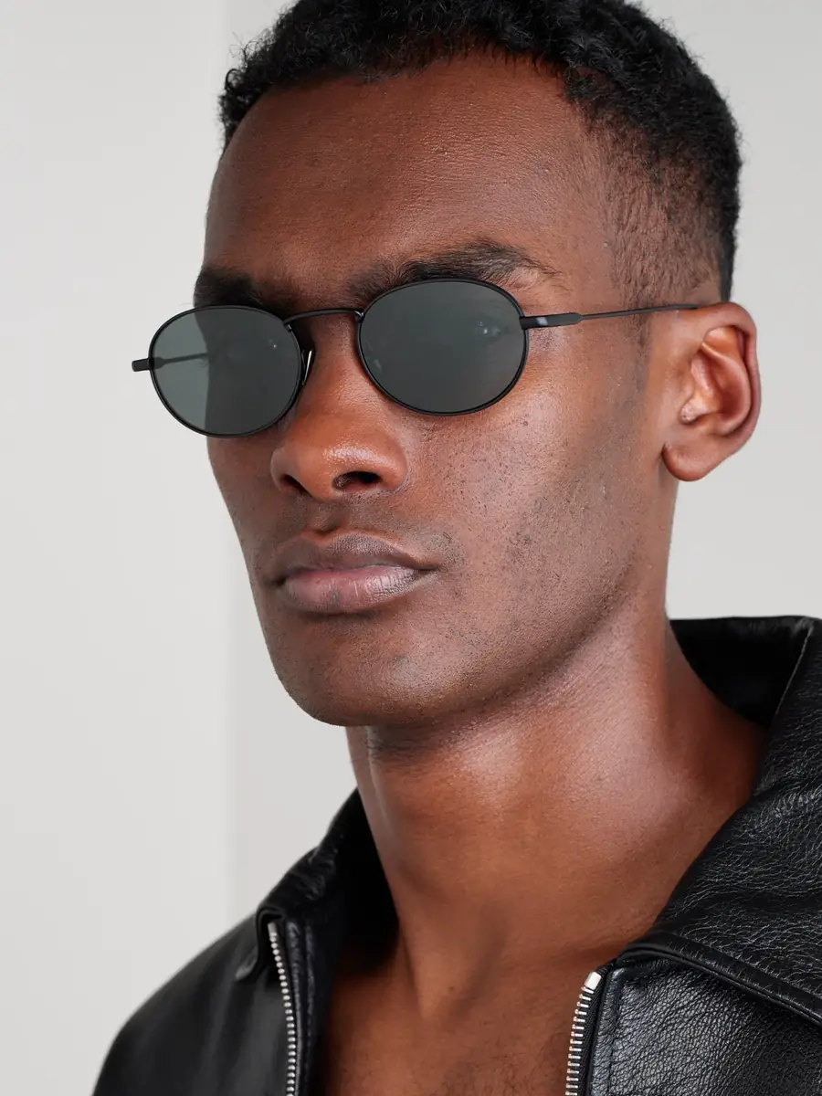 Saint Laurent Round-Frame Metal Sunglasses - Men | Thumbnail 2 Saint Laurent Round-Frame Metal Sunglasses - Men | Thumbnail 2