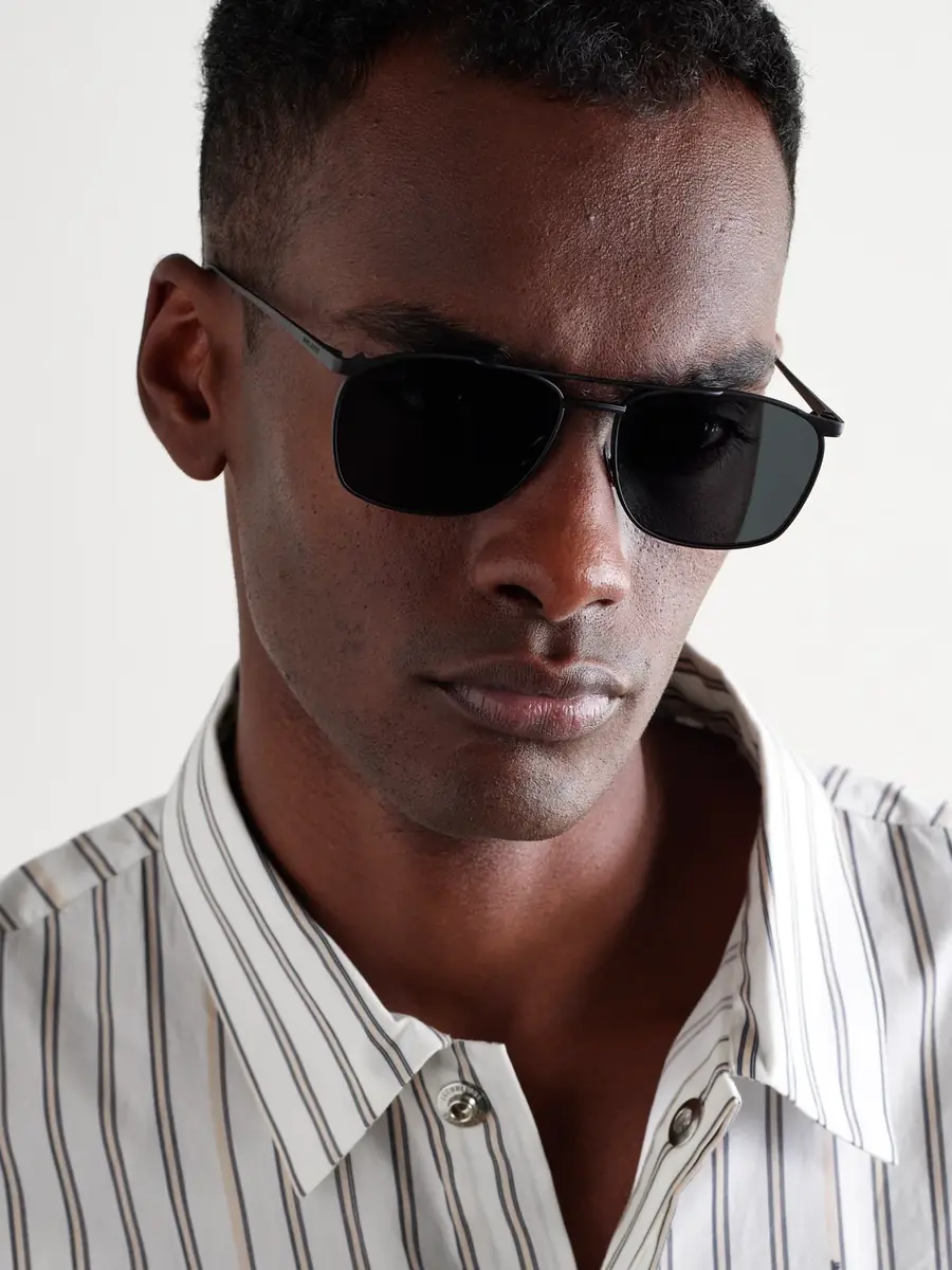 Saint Laurent Aviator-Style Metal Sunglasses - Men | Thumbnail 2 Saint Laurent Aviator-Style Metal Sunglasses - Men | Thumbnail 2