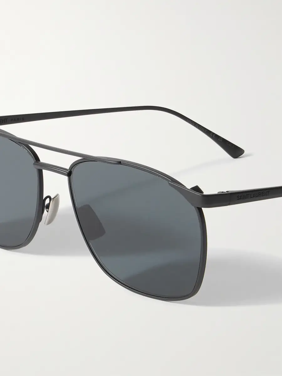 Saint Laurent Aviator-Style Metal Sunglasses - Men | Thumbnail 3 Saint Laurent Aviator-Style Metal Sunglasses - Men | Thumbnail 3