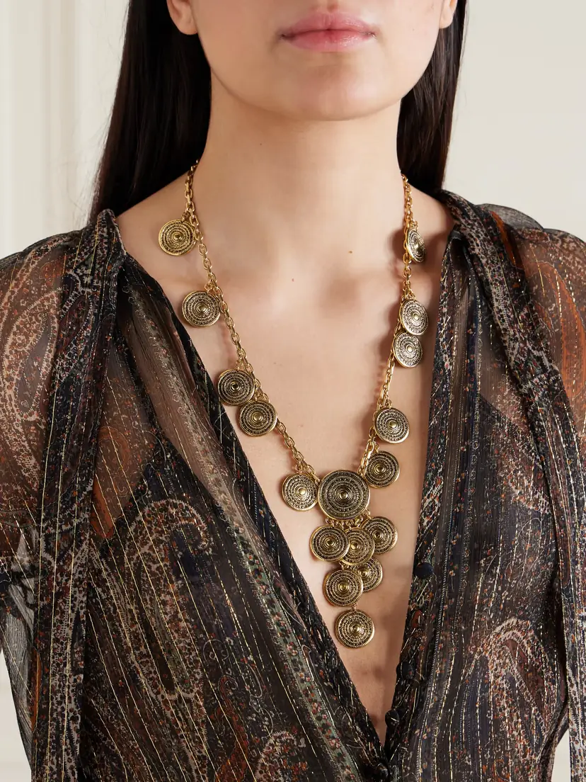 Saint Laurent tone Necklace | Thumbnail 2 Saint Laurent tone Necklace | Thumbnail 2