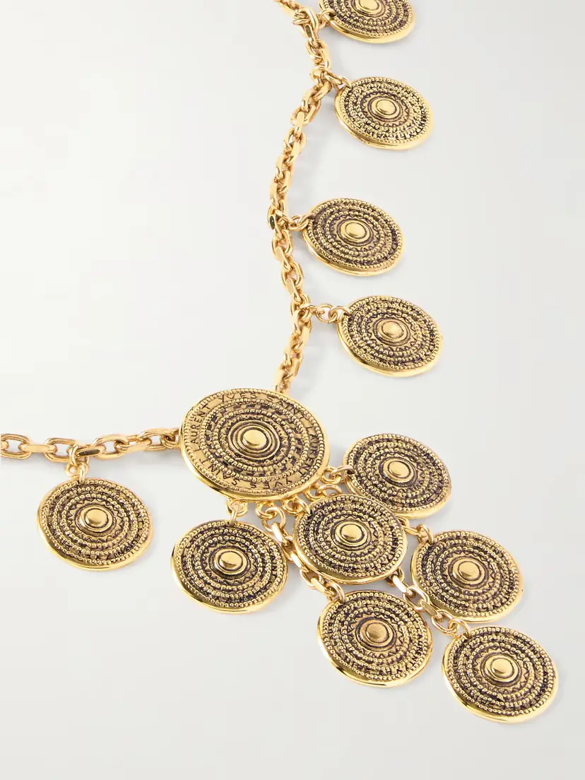 Saint Laurent tone Necklace | Thumbnail 4 Saint Laurent tone Necklace | Thumbnail 4