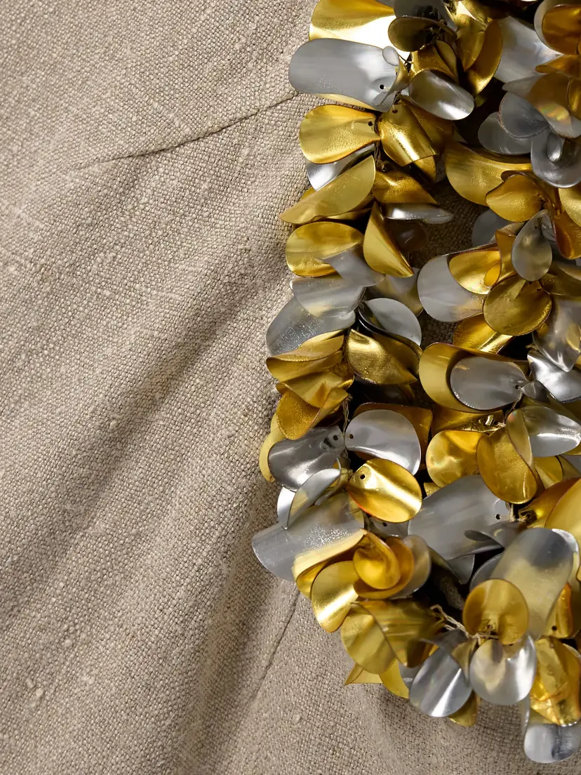 Diotima Seaford Cutout Paillette-embellished Linen Maxi Dress | Thumbnail 4 Diotima Seaford Cutout Paillette-embellished Linen Maxi Dress | Thumbnail 4