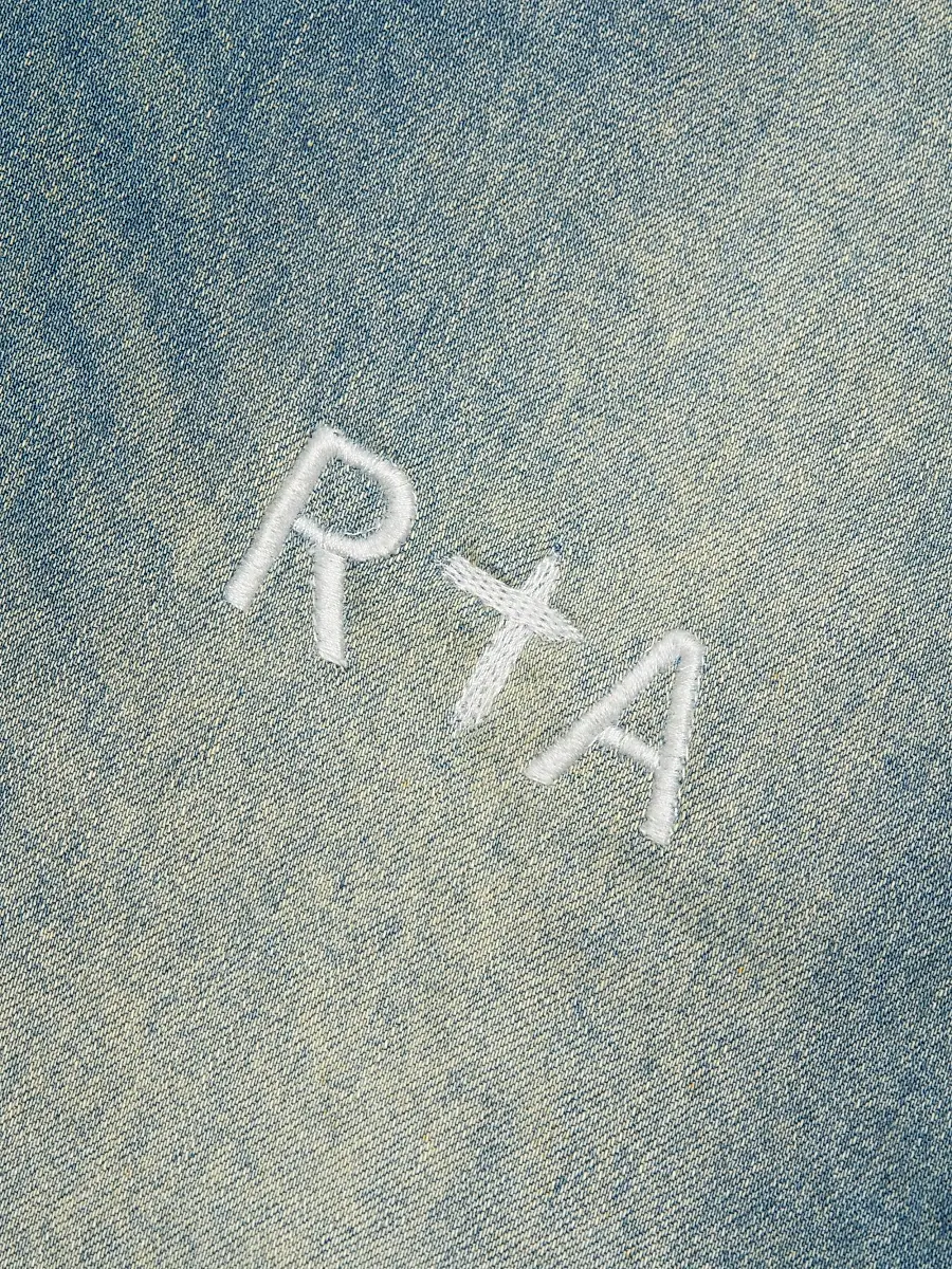 RTA Men's Concrete Bryant Skinny-Leg Logo Jeans - Blue Kyanite | Thumbnail 7