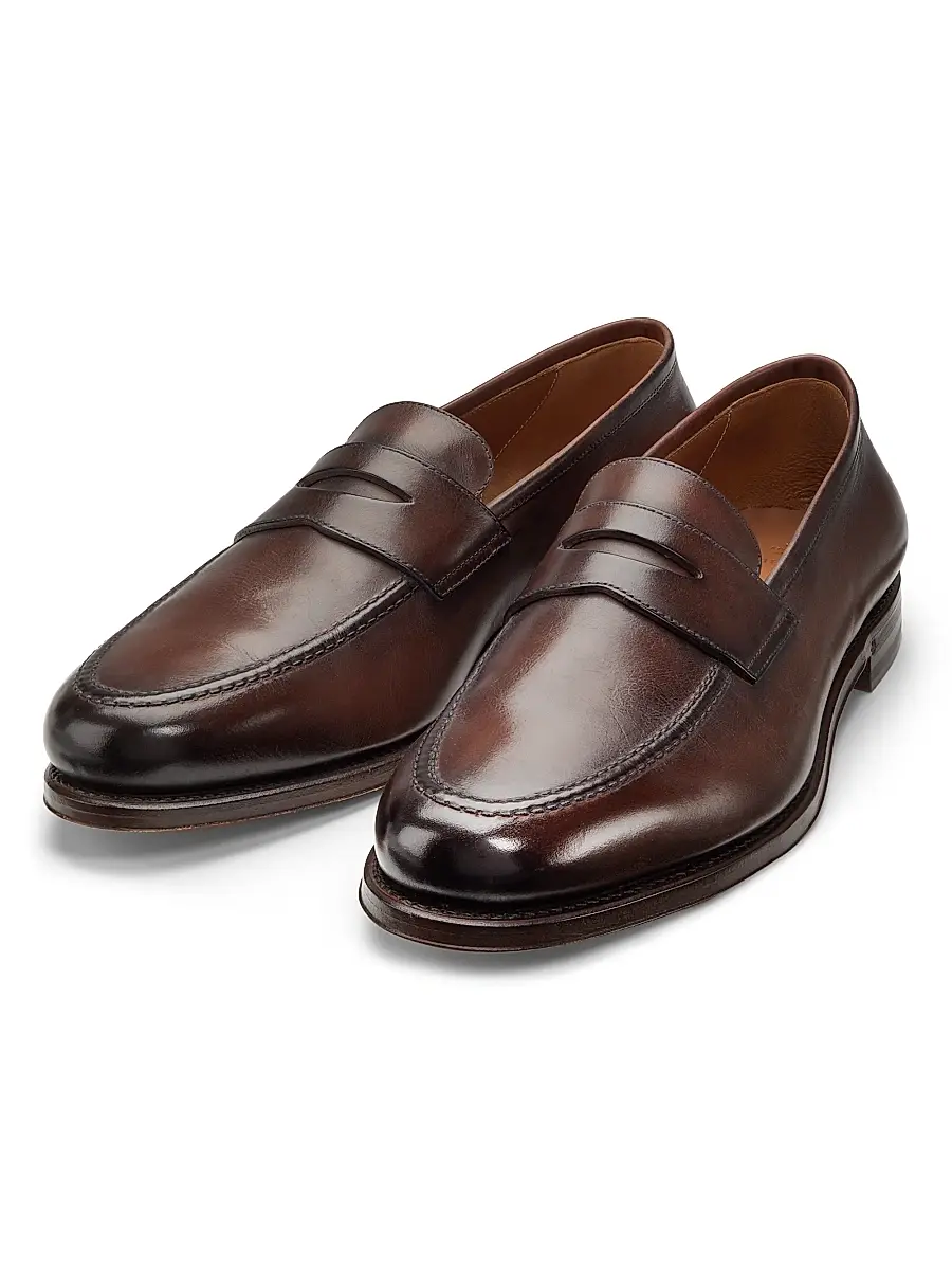 Polo Ralph Lauren Men's Maestra Leather Penny Loafers | Thumbnail 2 Polo Ralph Lauren Men's Maestra Leather Penny Loafers | Thumbnail 2