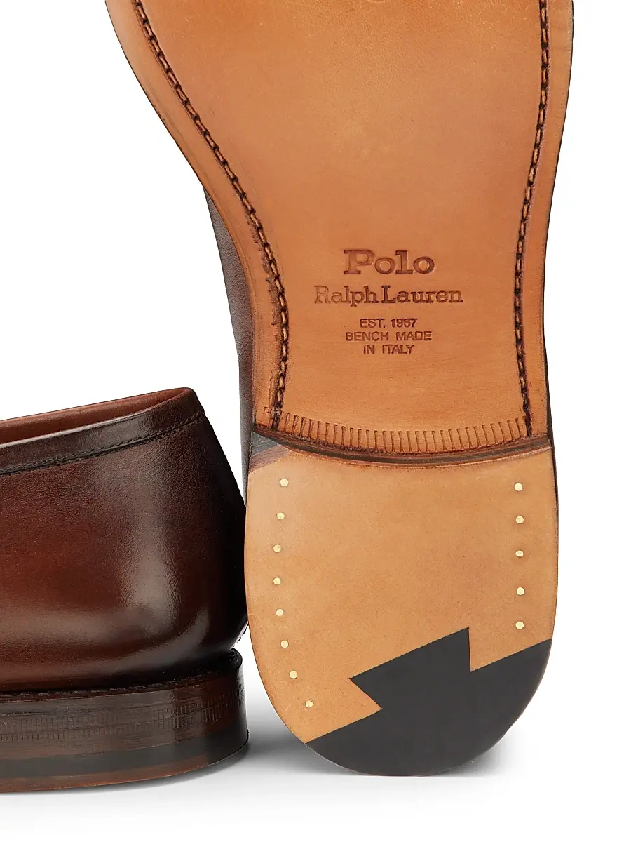 Polo Ralph Lauren Men's Maestra Leather Penny Loafers | Thumbnail 6 Polo Ralph Lauren Men's Maestra Leather Penny Loafers | Thumbnail 6