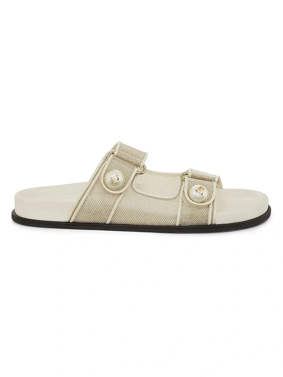 Women's Fayence Metallic Mesh Sandals - Champagne Latte Women's Fayence Metallic Mesh Sandals - Champagne Latte
