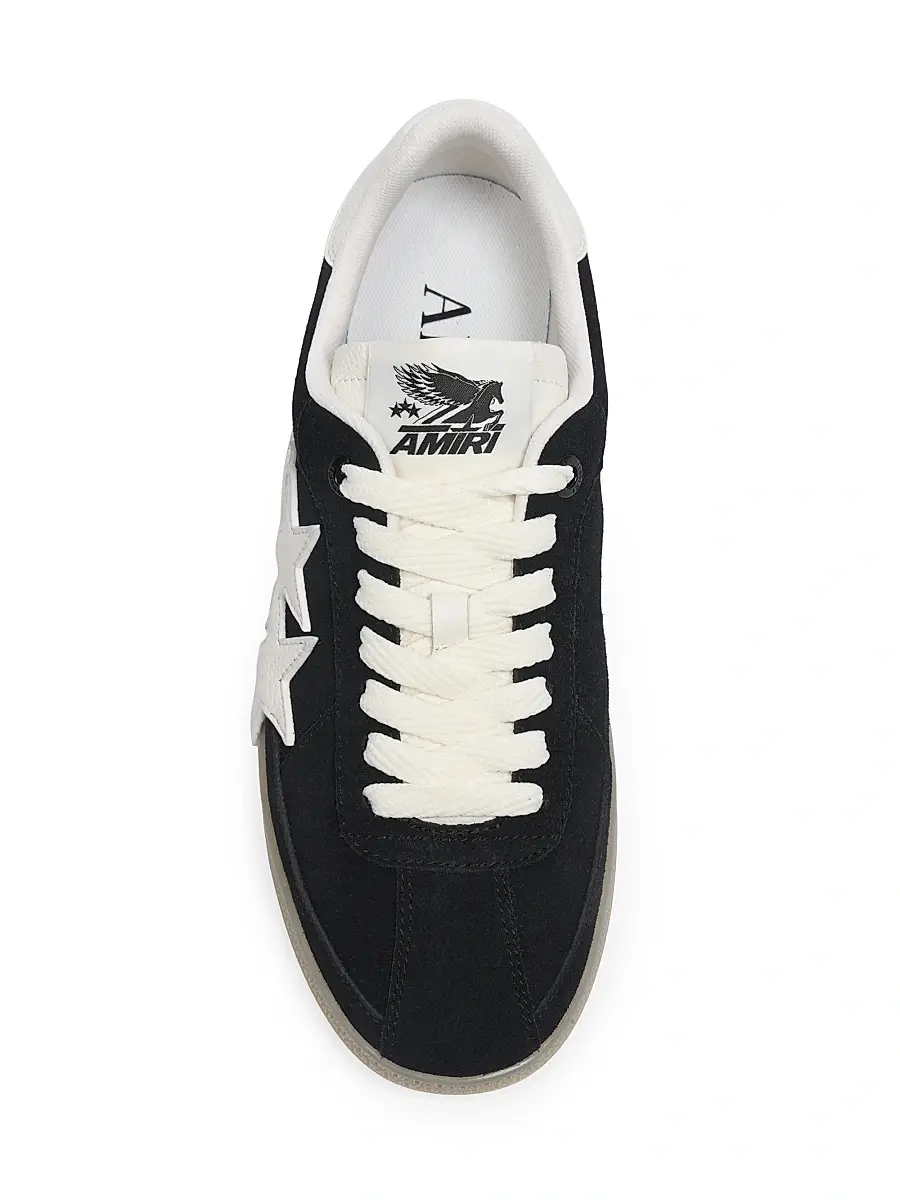 Amiri Men's Pacific Suede Low-Top Sneakers - Black | Thumbnail 4 Amiri Men's Pacific Suede Low-Top Sneakers - Black | Thumbnail 4