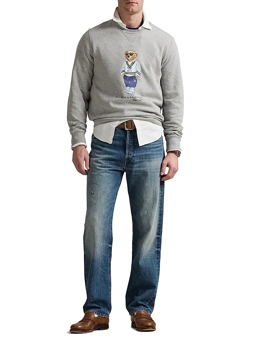 Polo Ralph Lauren Men's Heritage Distressed Straight Jeans | Thumbnail 2 Polo Ralph Lauren Men's Heritage Distressed Straight Jeans | Thumbnail 2