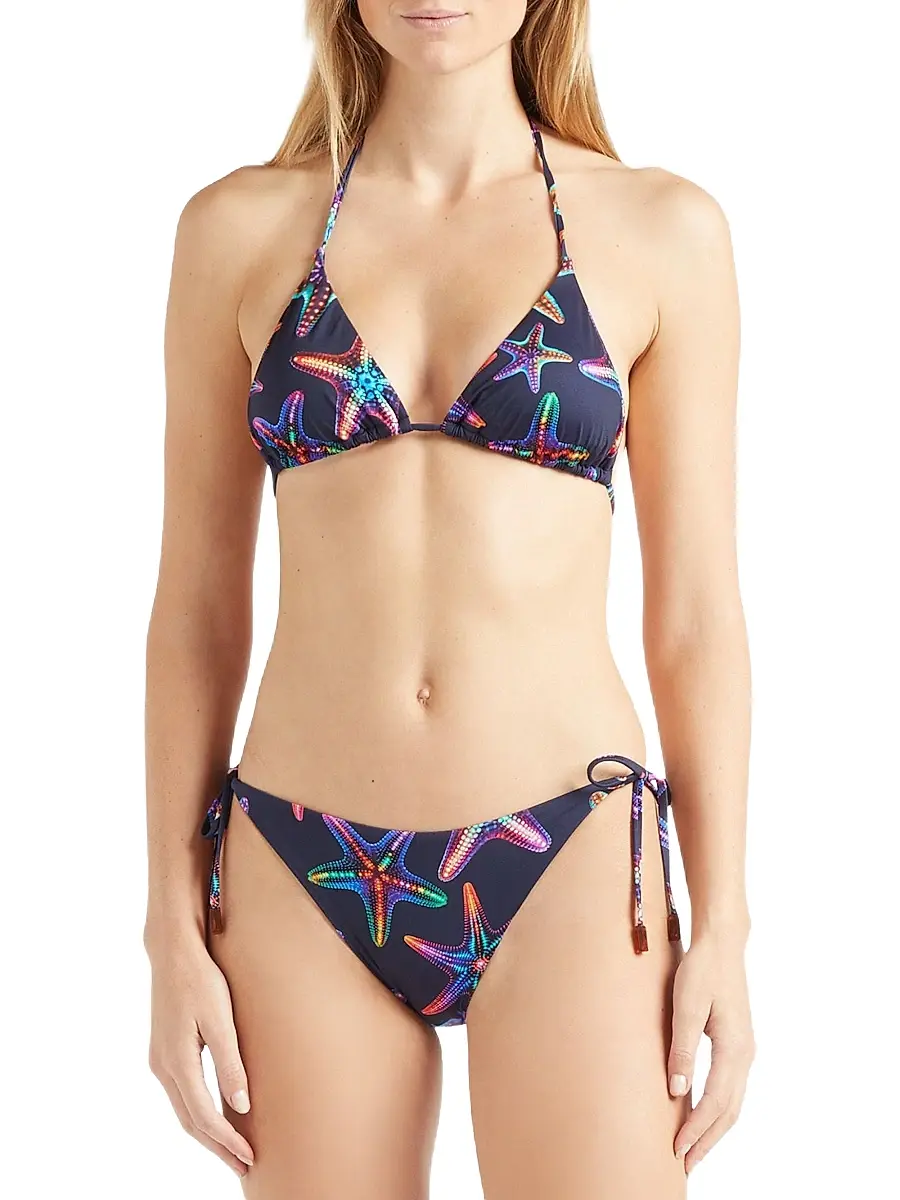 Vilebrequin Women's Disco Stars Printed Bikini Top | Thumbnail 3