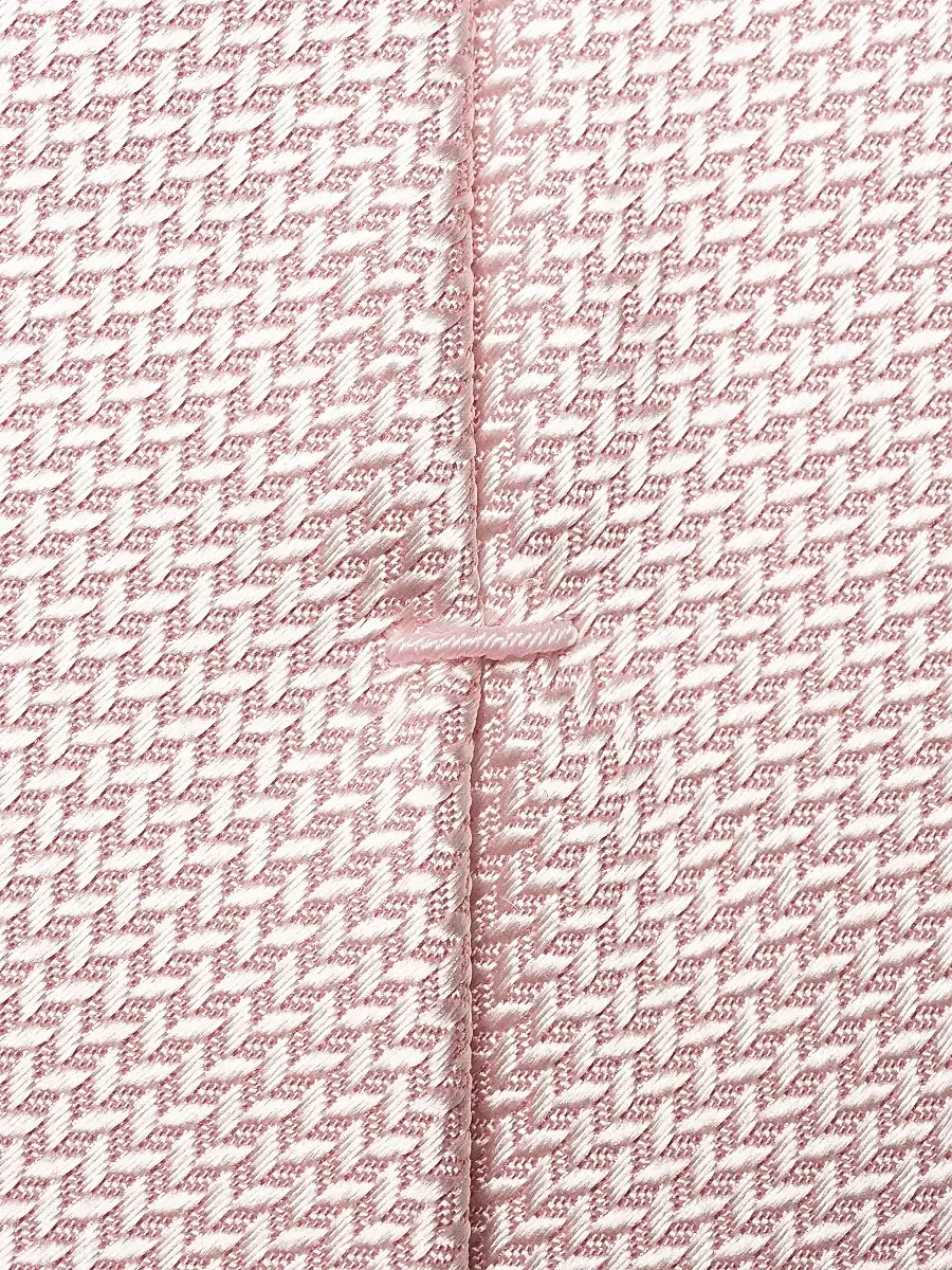 Eton Men's Herringbone Woven Silk Tie | Thumbnail 4