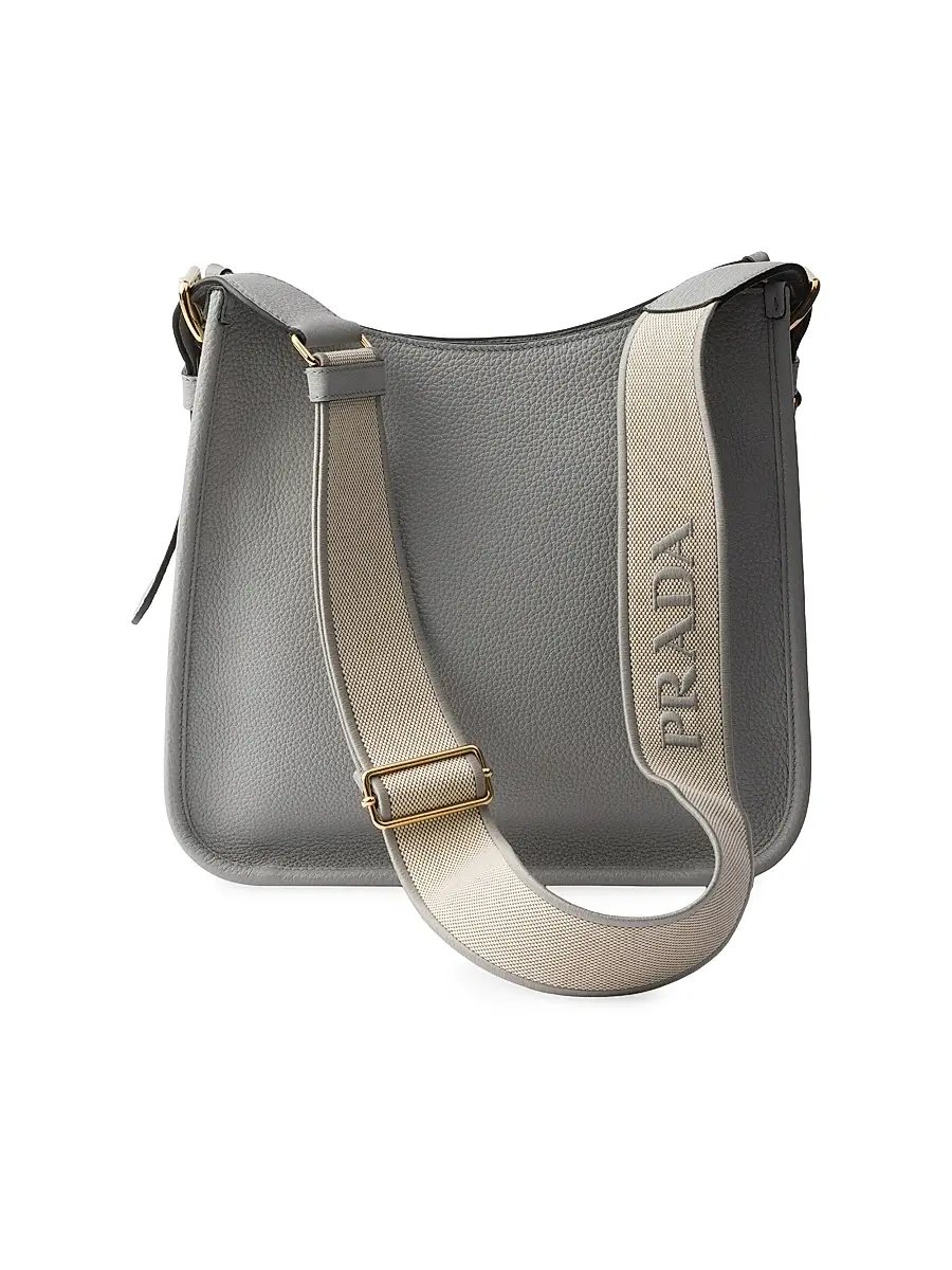 Prada Women's Medium Leather Shoulder Bag | Thumbnail 3 Prada Women's Medium Leather Shoulder Bag | Thumbnail 3