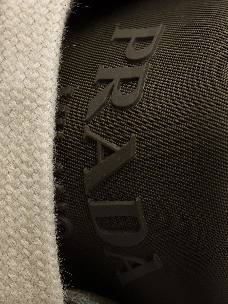 Prada Men's Downtown Re-Nylon and Suede Sneakers - Dark Green | Thumbnail 21