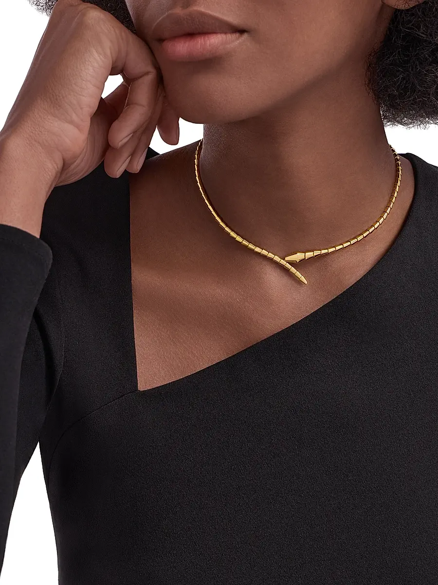 BVLGARI Women's Serpenti Viper 18K Gold Choker - Yellow Gold | Thumbnail 3 BVLGARI Women's Serpenti Viper 18K Gold Choker - Yellow Gold | Thumbnail 3