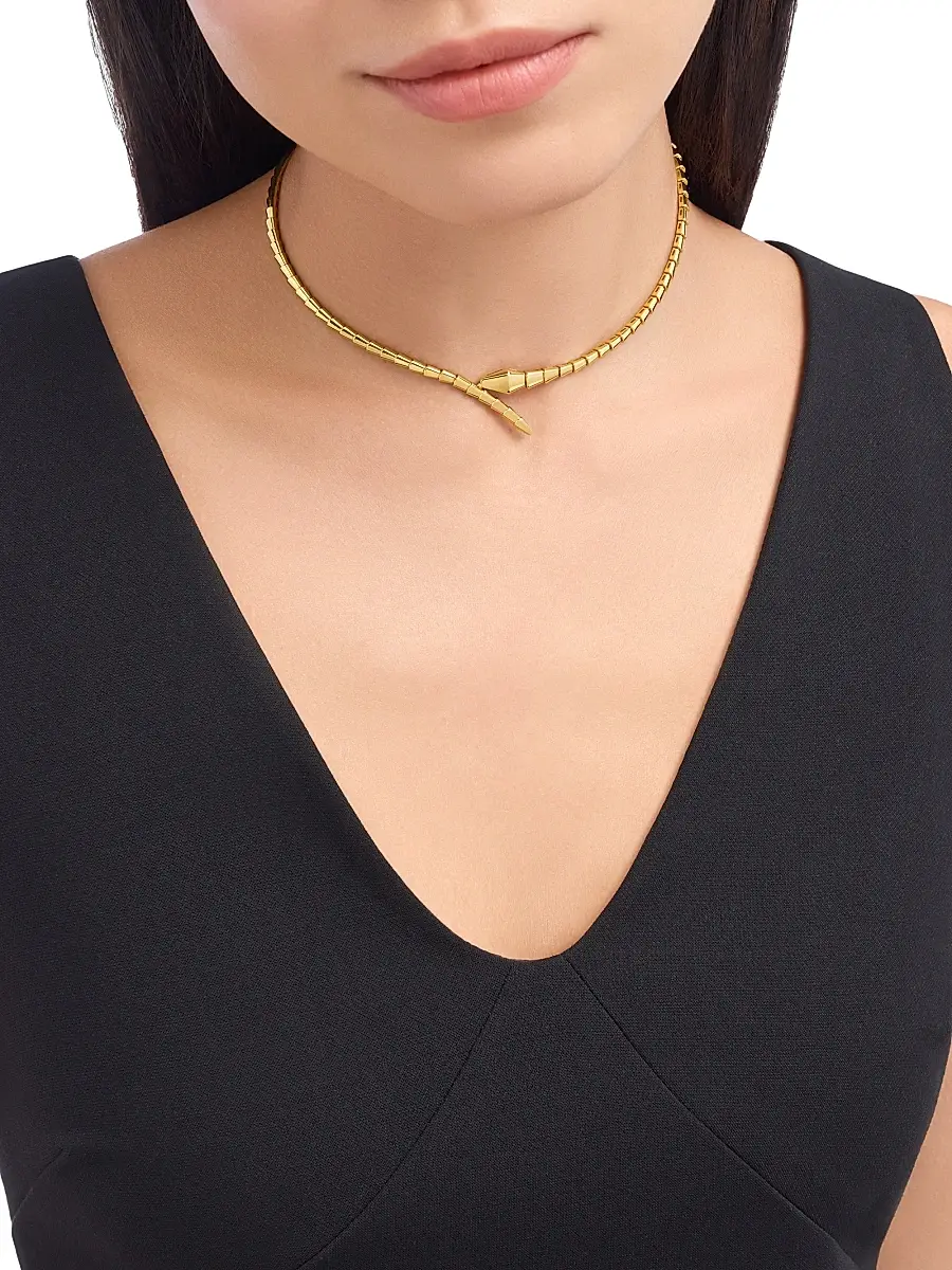 BVLGARI Women's Serpenti Viper 18K Gold Choker - Yellow Gold | Thumbnail 4 BVLGARI Women's Serpenti Viper 18K Gold Choker - Yellow Gold | Thumbnail 4