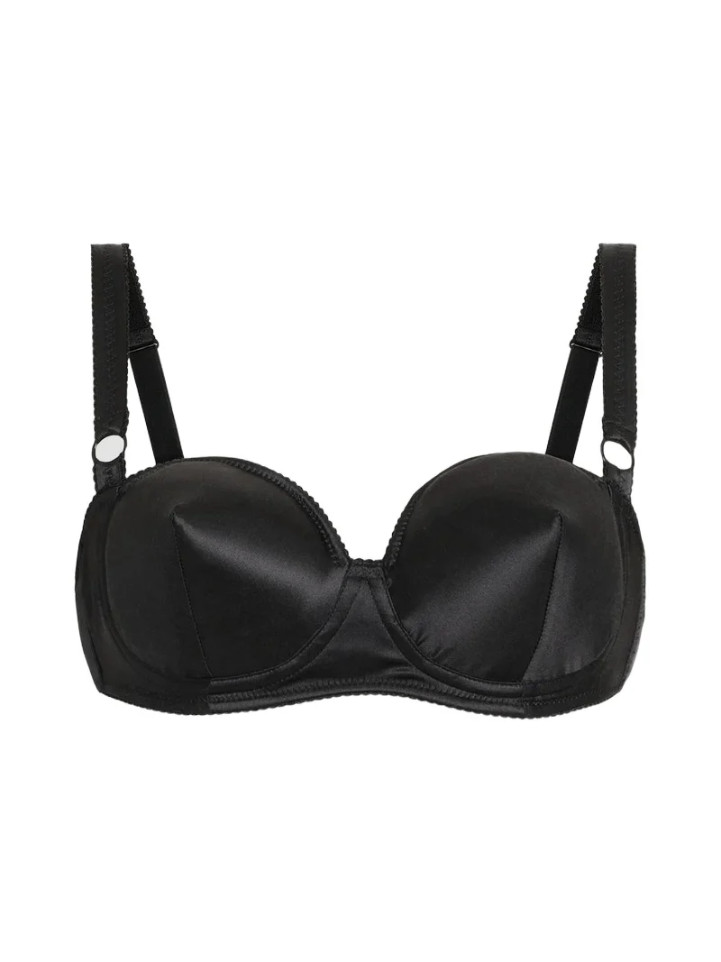 Dolce & Gabbana Women's Silk Satin Semi-Padded Bra