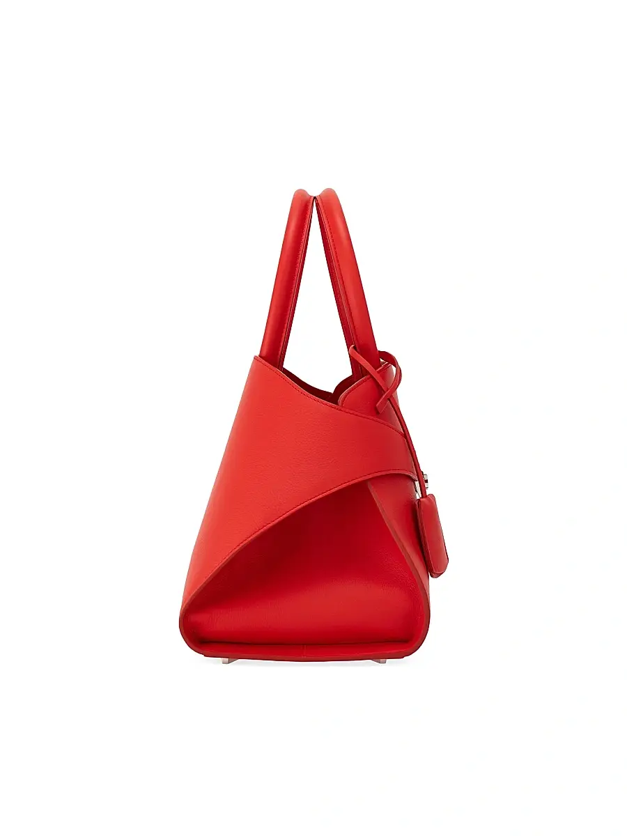 FERRAGAMO Women's Hug Medium Top Handle Bag - Flame Red | Thumbnail 6 FERRAGAMO Women's Hug Medium Top Handle Bag - Flame Red | Thumbnail 6