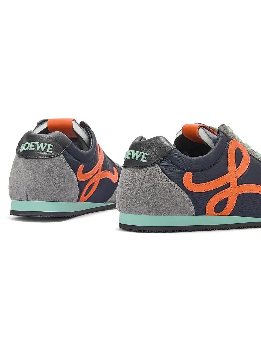 LOEWE Men's Ballet Runner 2.0 Low-Top Sneakers - Navy Orange | Thumbnail 4 LOEWE Men's Ballet Runner 2.0 Low-Top Sneakers - Navy Orange | Thumbnail 4