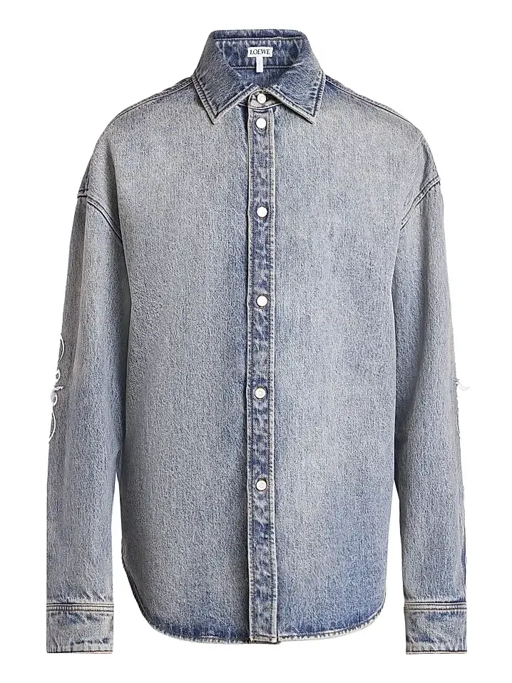 Men's Denim Long-Sleeve Shirt Men's Denim Long-Sleeve Shirt