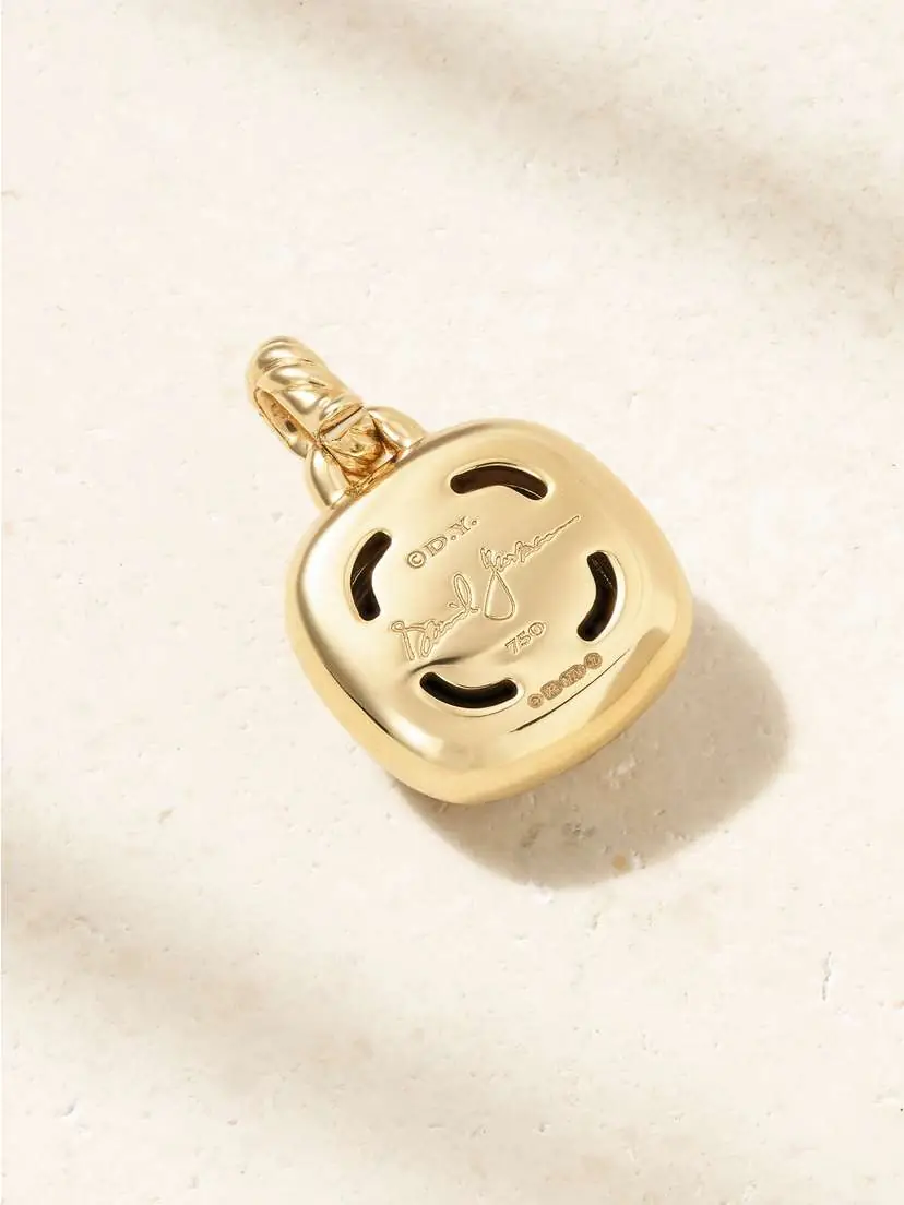 David Yurman Albion® 18-karat Gold, Onyx And Diamond Pendant - Black | Thumbnail 3 David Yurman Albion® 18-karat Gold, Onyx And Diamond Pendant - Black | Thumbnail 3