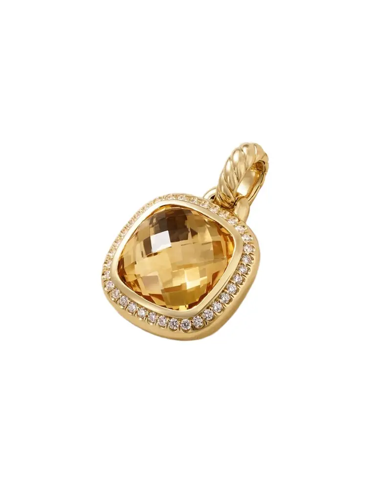 David Yurman Albion® 18-karat Gold, Citrine And Diamond Pendant | Image 1 David Yurman Albion® 18-karat Gold, Citrine And Diamond Pendant | Image 1