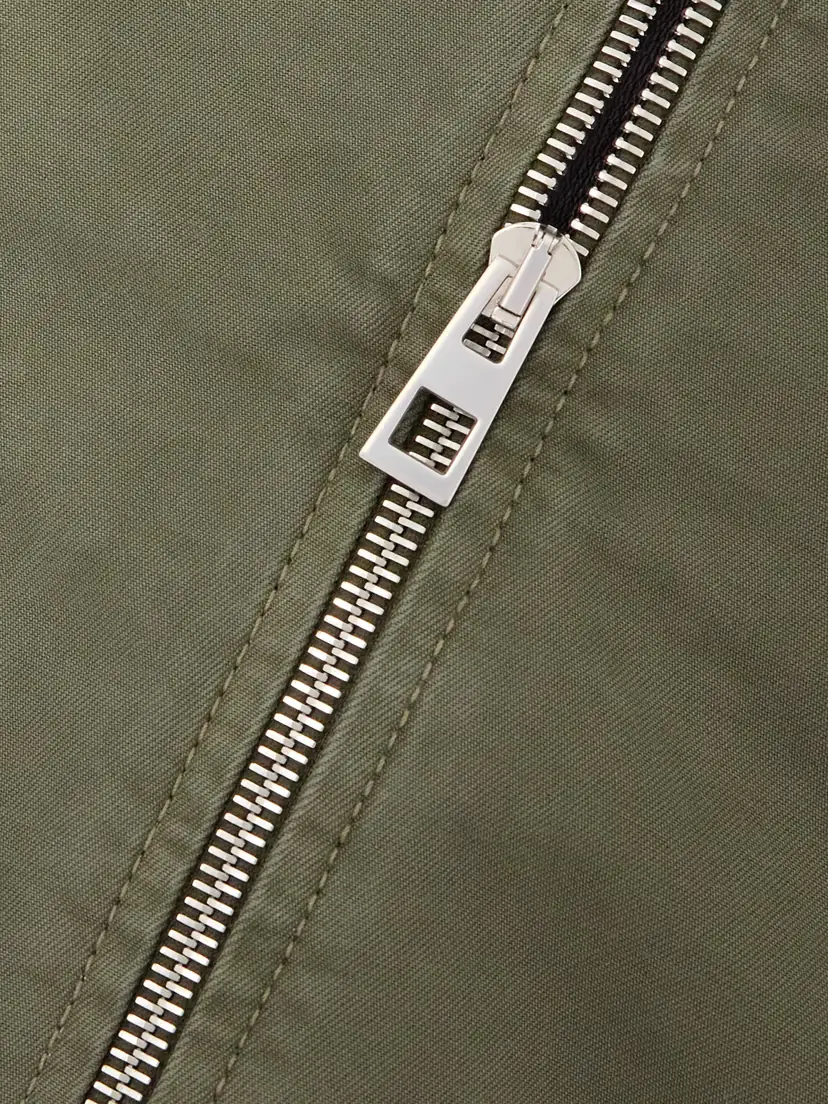 Loewe Shearling-trimmed Cotton-drill Jacket | Thumbnail 4 Loewe Shearling-trimmed Cotton-drill Jacket | Thumbnail 4