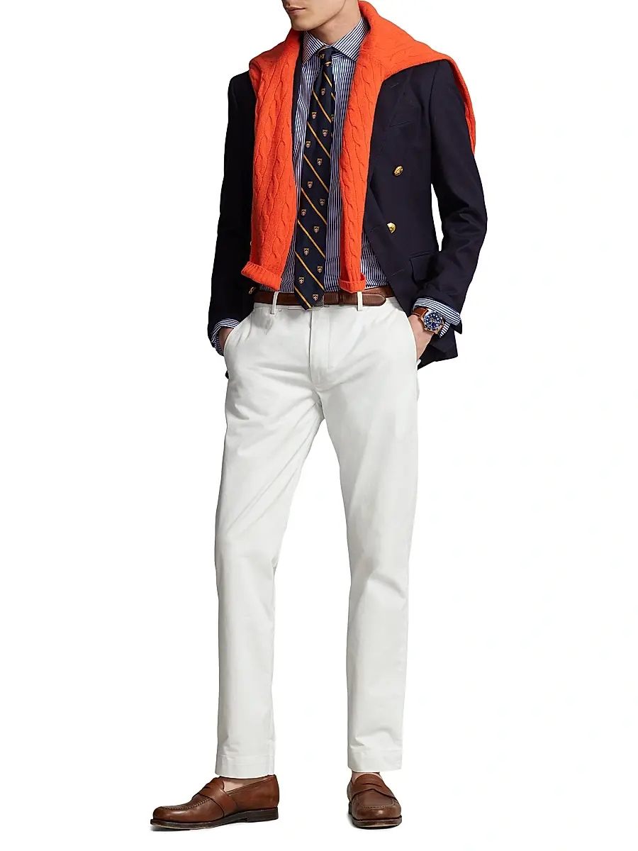 Polo Ralph Lauren Men's Stretch Straight-Leg Chino Pants | Thumbnail 2 Polo Ralph Lauren Men's Stretch Straight-Leg Chino Pants | Thumbnail 2