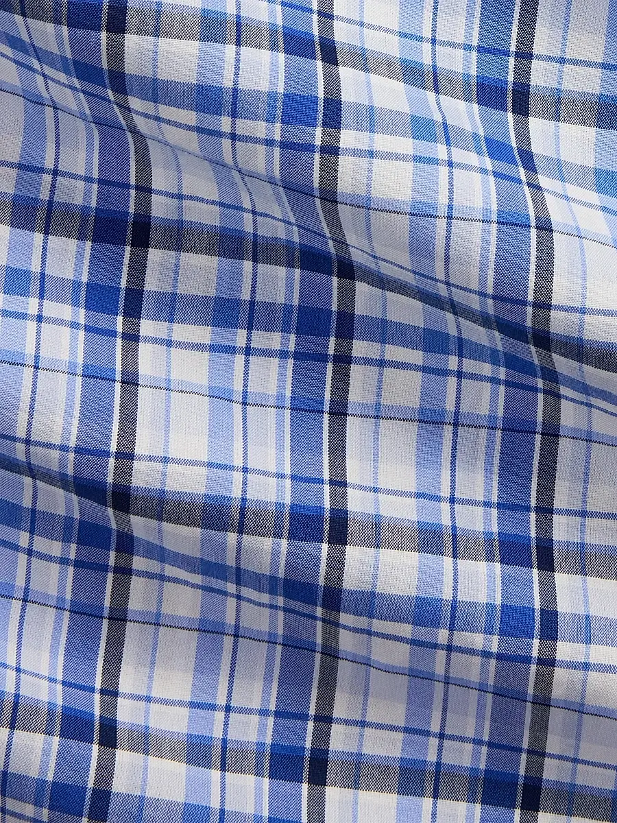 Polo Ralph Lauren Men's Classic Fit Plaid Poplin Shirt | Thumbnail 7 Polo Ralph Lauren Men's Classic Fit Plaid Poplin Shirt | Thumbnail 7