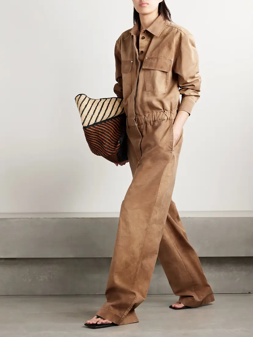Stella McCartney Washed Organic Cotton-canvas Jumpsuit | Thumbnail 2 Stella McCartney Washed Organic Cotton-canvas Jumpsuit | Thumbnail 2