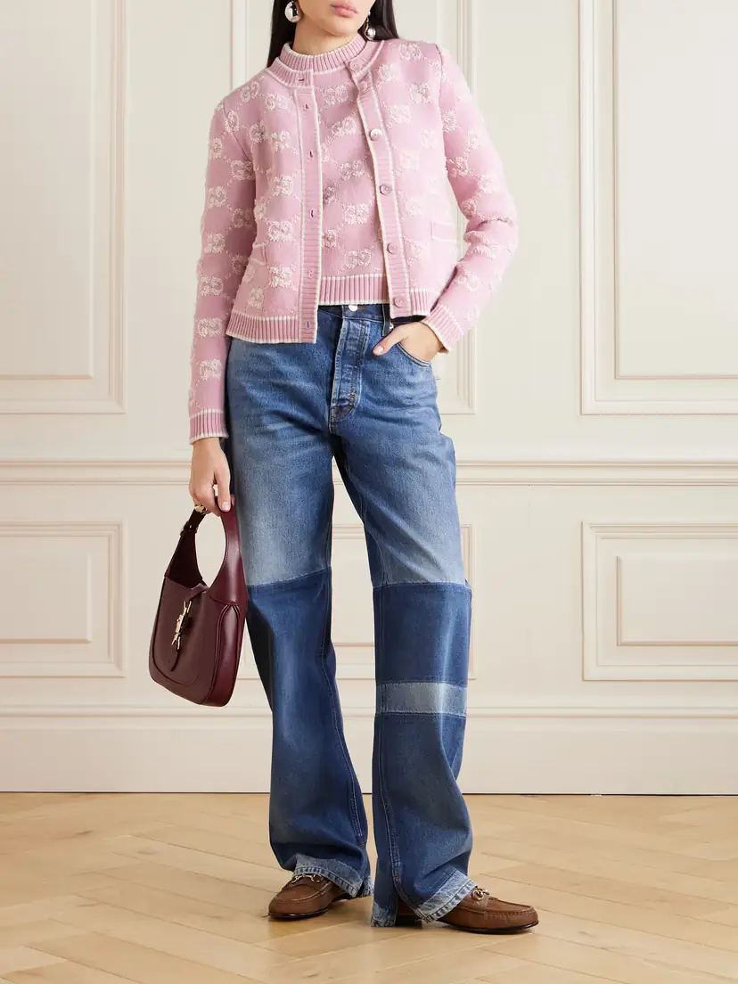 Gucci Wool Bouclé-jacquard Cardigan | Thumbnail 2 Gucci Wool Bouclé-jacquard Cardigan | Thumbnail 2