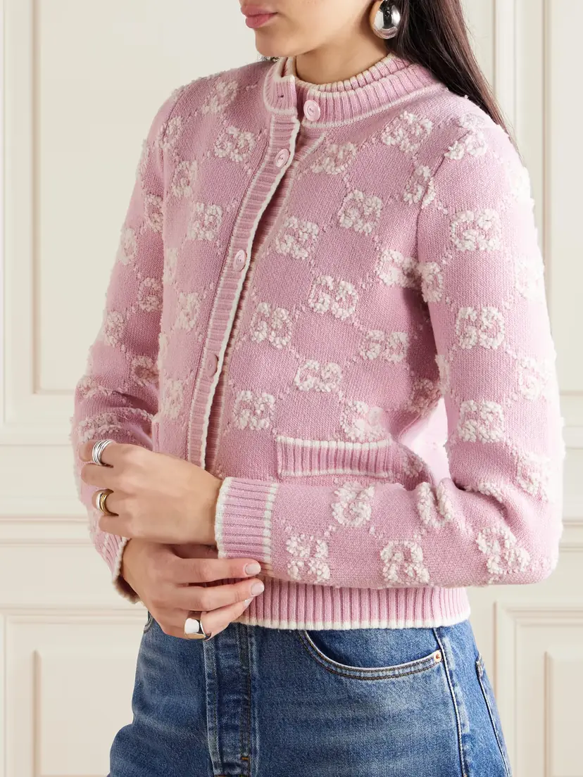 Gucci Wool Bouclé-jacquard Cardigan | Thumbnail 3 Gucci Wool Bouclé-jacquard Cardigan | Thumbnail 3