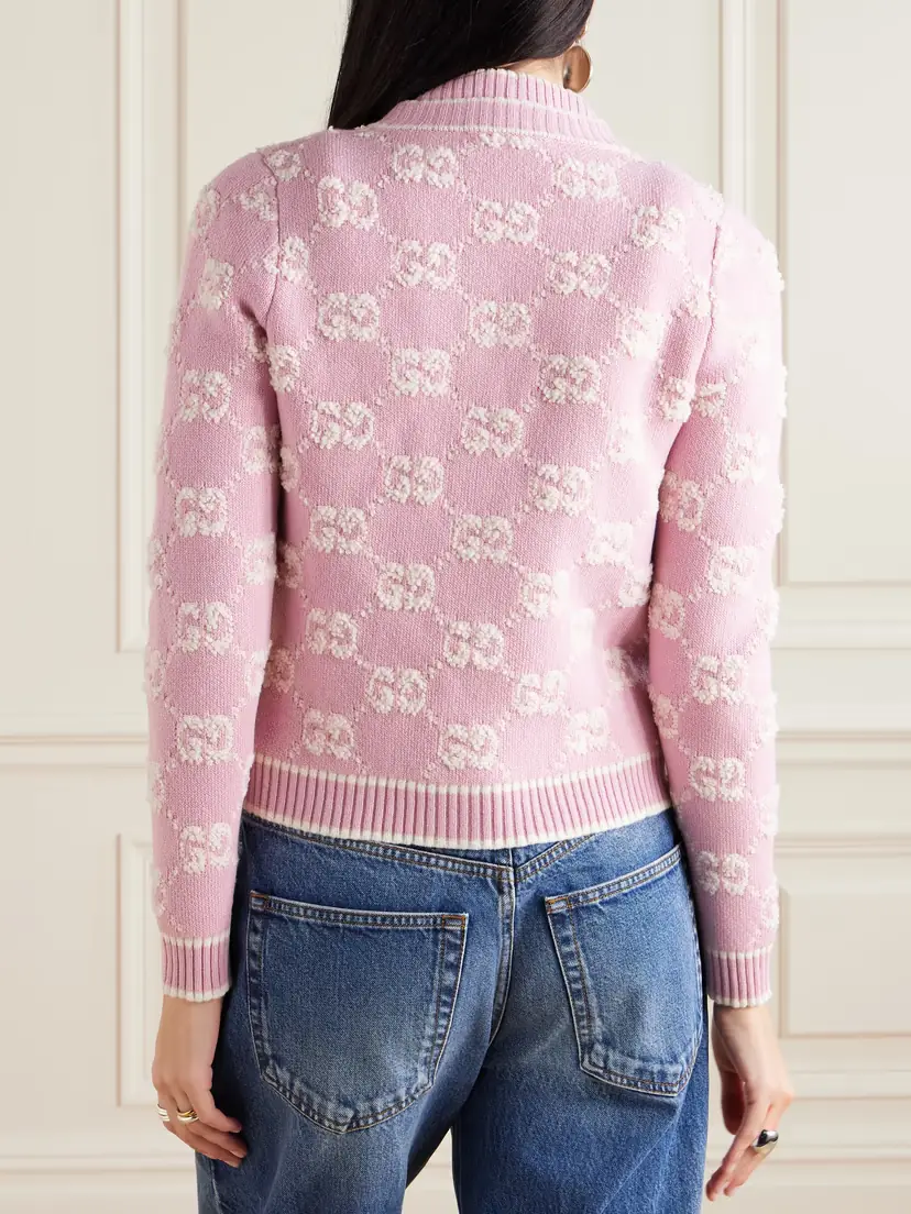 Gucci Wool Bouclé-jacquard Cardigan | Thumbnail 4 Gucci Wool Bouclé-jacquard Cardigan | Thumbnail 4