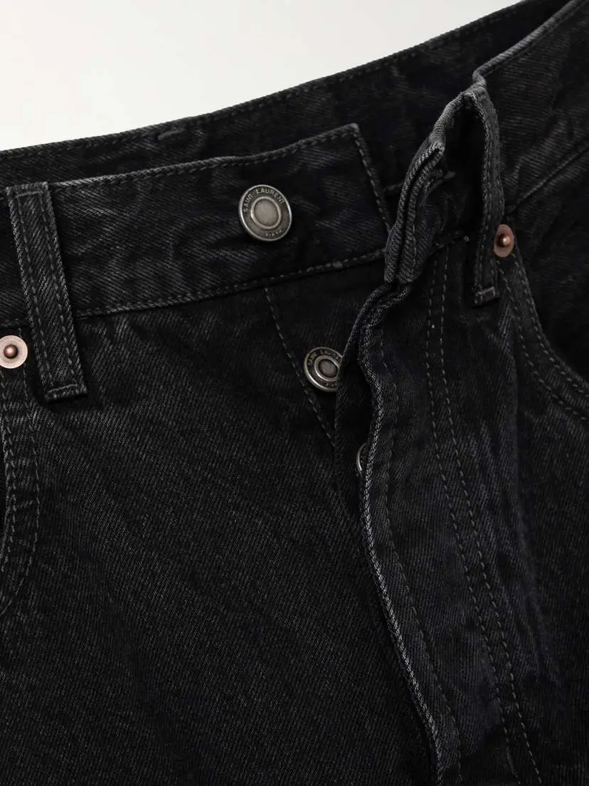 Saint Laurent 90s Baggy High-rise Wide-leg Jeans | Thumbnail 5