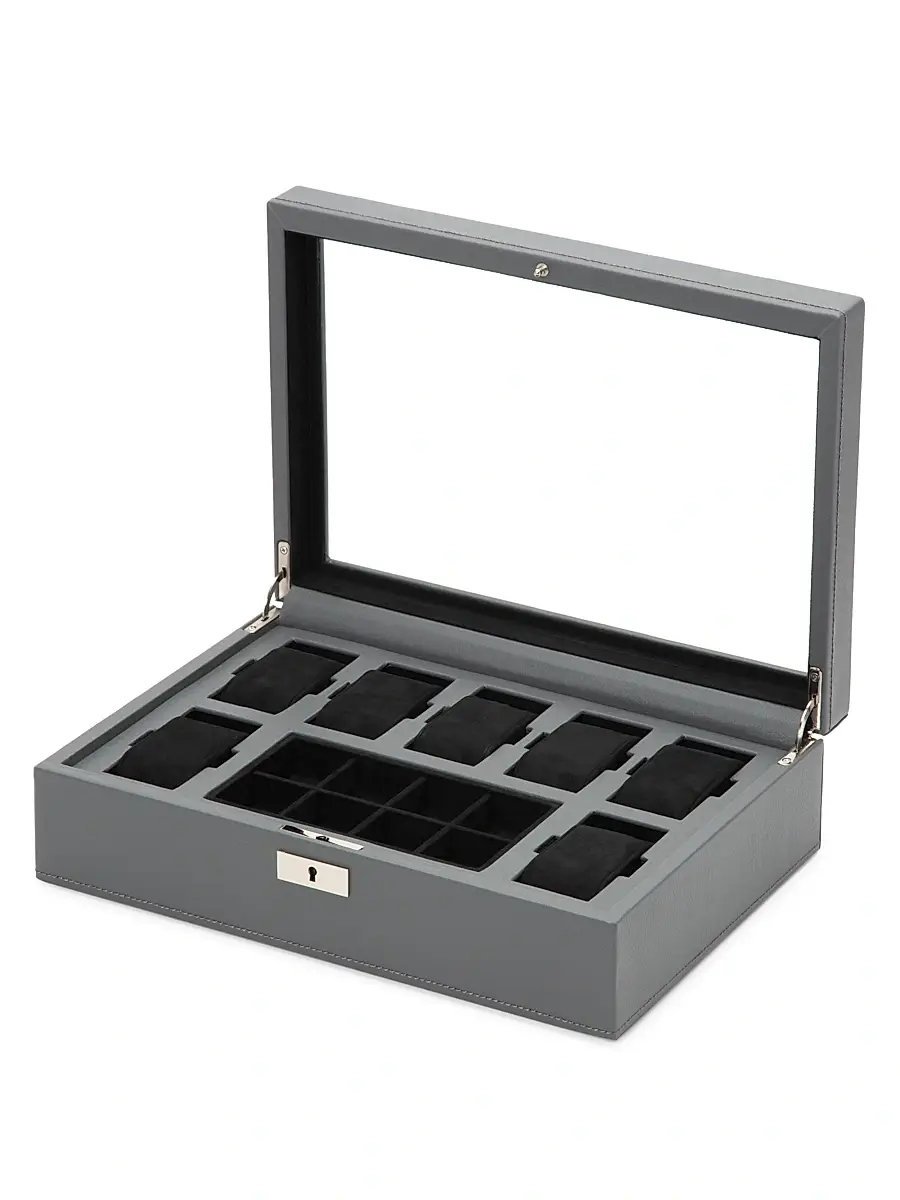 Wolf Howard Watch Box - Grey | Thumbnail 3 Wolf Howard Watch Box - Grey | Thumbnail 3