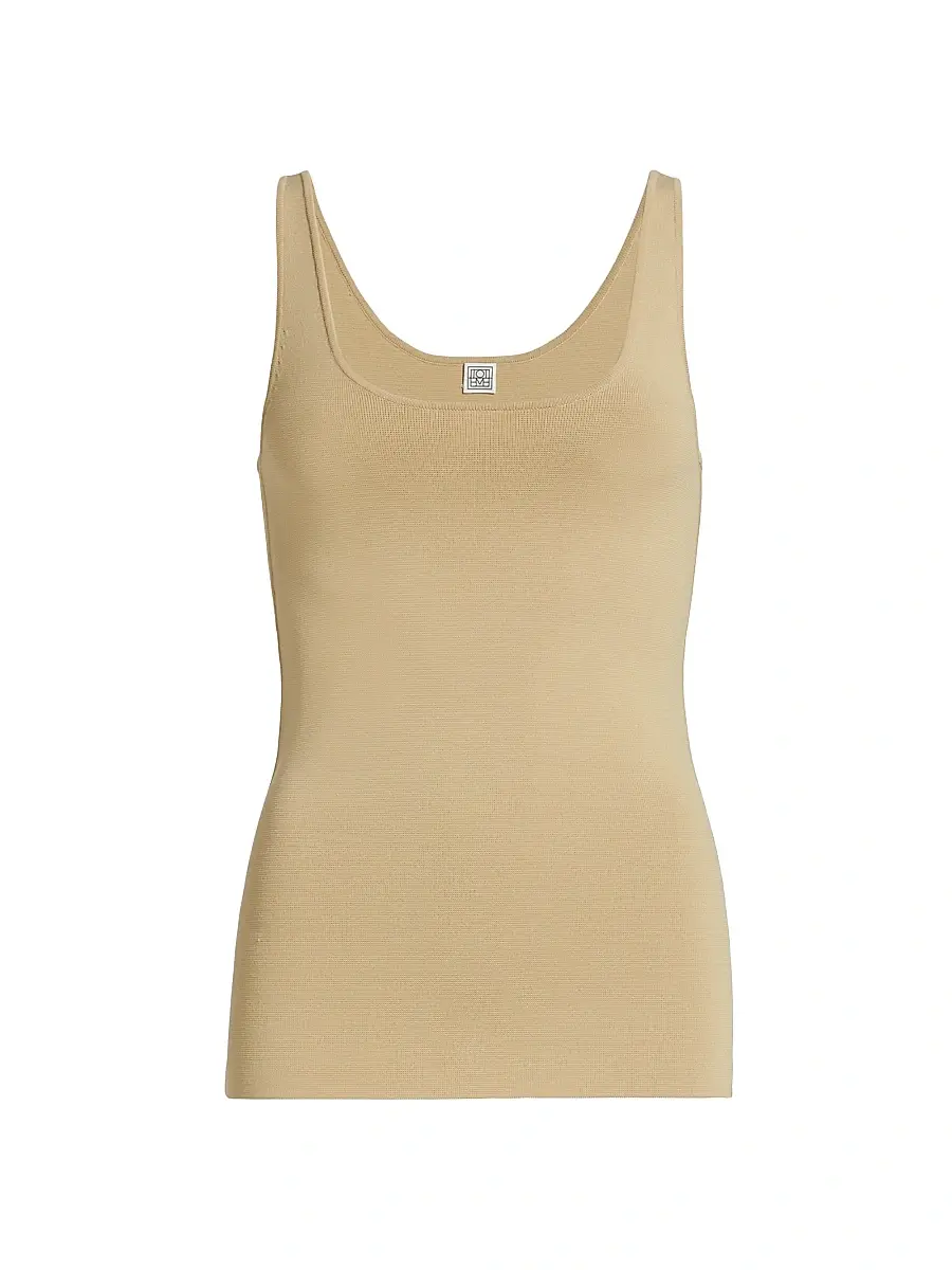 Women's Stretch Jersey Scoopneck Tank - Desert