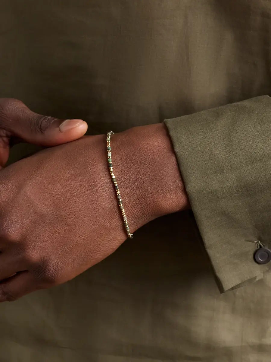 MAOR Percep 18-Karat Gold Emerald Bracelet - Men | Thumbnail 2