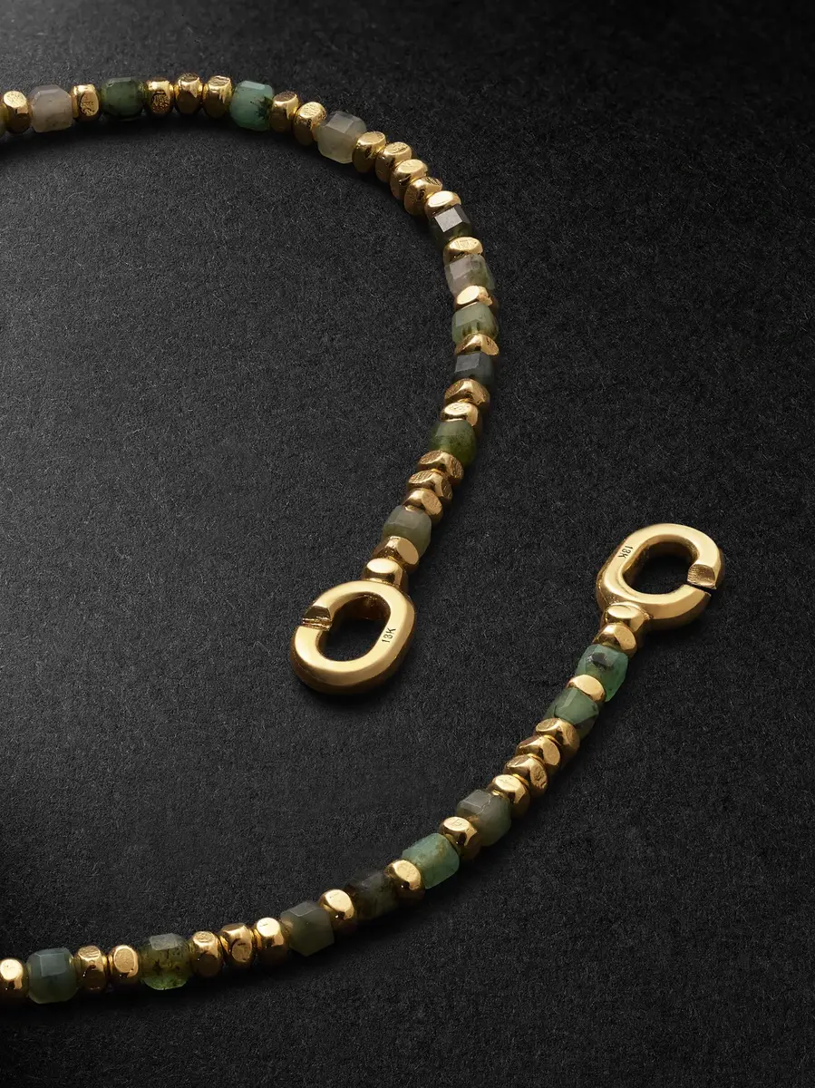 MAOR Percep 18-Karat Gold Emerald Bracelet - Men | Thumbnail 3