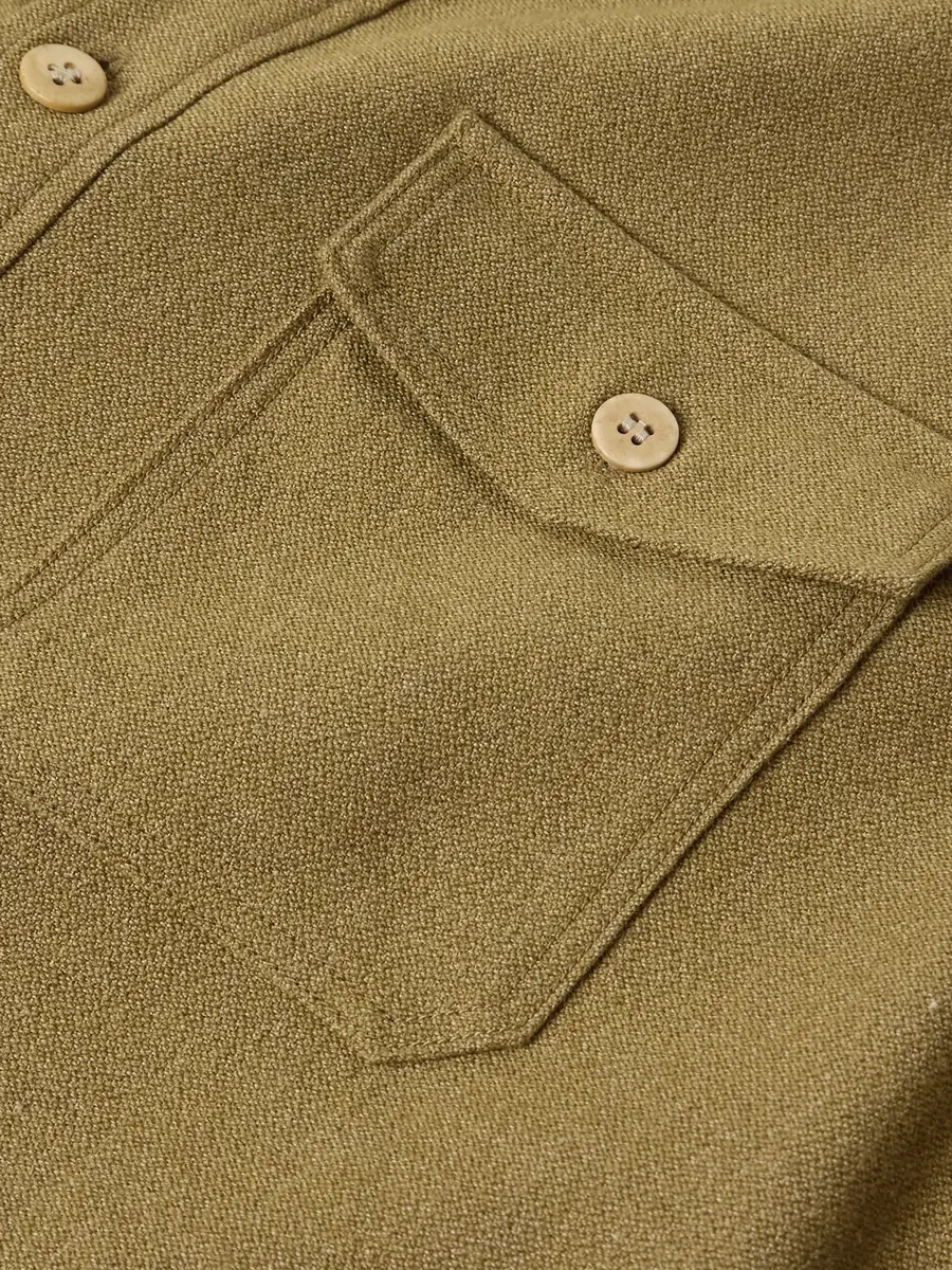 Visvim Wool and Linen-Blend Overshirt - Men | Thumbnail 5 Visvim Wool and Linen-Blend Overshirt - Men | Thumbnail 5