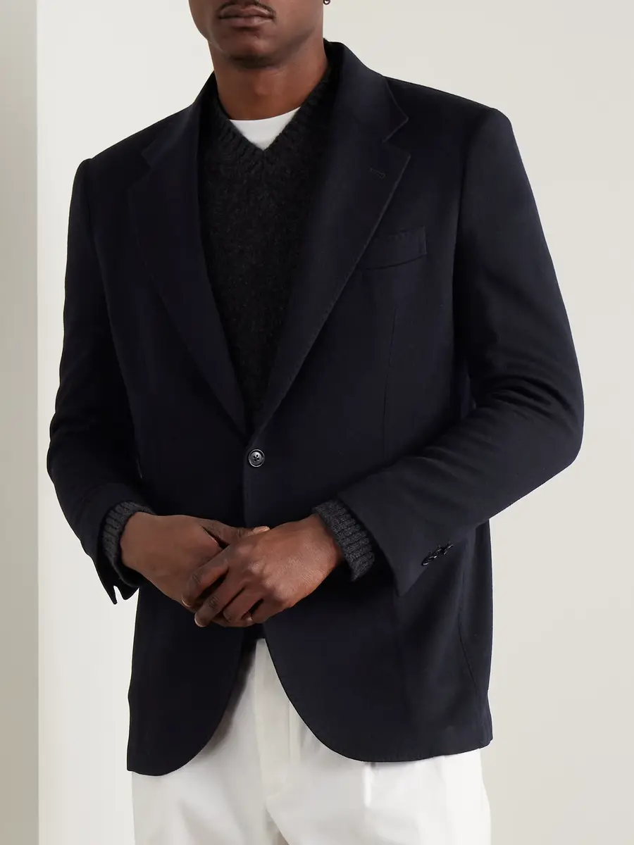 Ghiaia Cashmere Sartoria Brushed-Cashmere Blazer - Men | Thumbnail 3 Ghiaia Cashmere Sartoria Brushed-Cashmere Blazer - Men | Thumbnail 3
