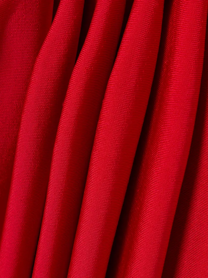 Alaïa Pleated Jersey And Stretch-knit Mini Dress | Thumbnail 4 Alaïa Pleated Jersey And Stretch-knit Mini Dress | Thumbnail 4