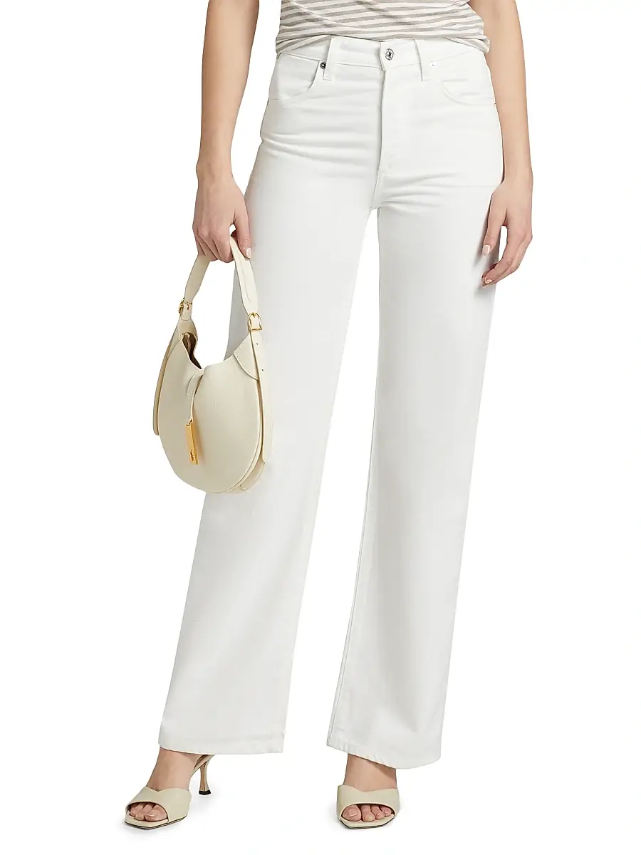 Citizens of Humanity Women's Annina Wide-Leg Jeans - Soft White | Thumbnail 3