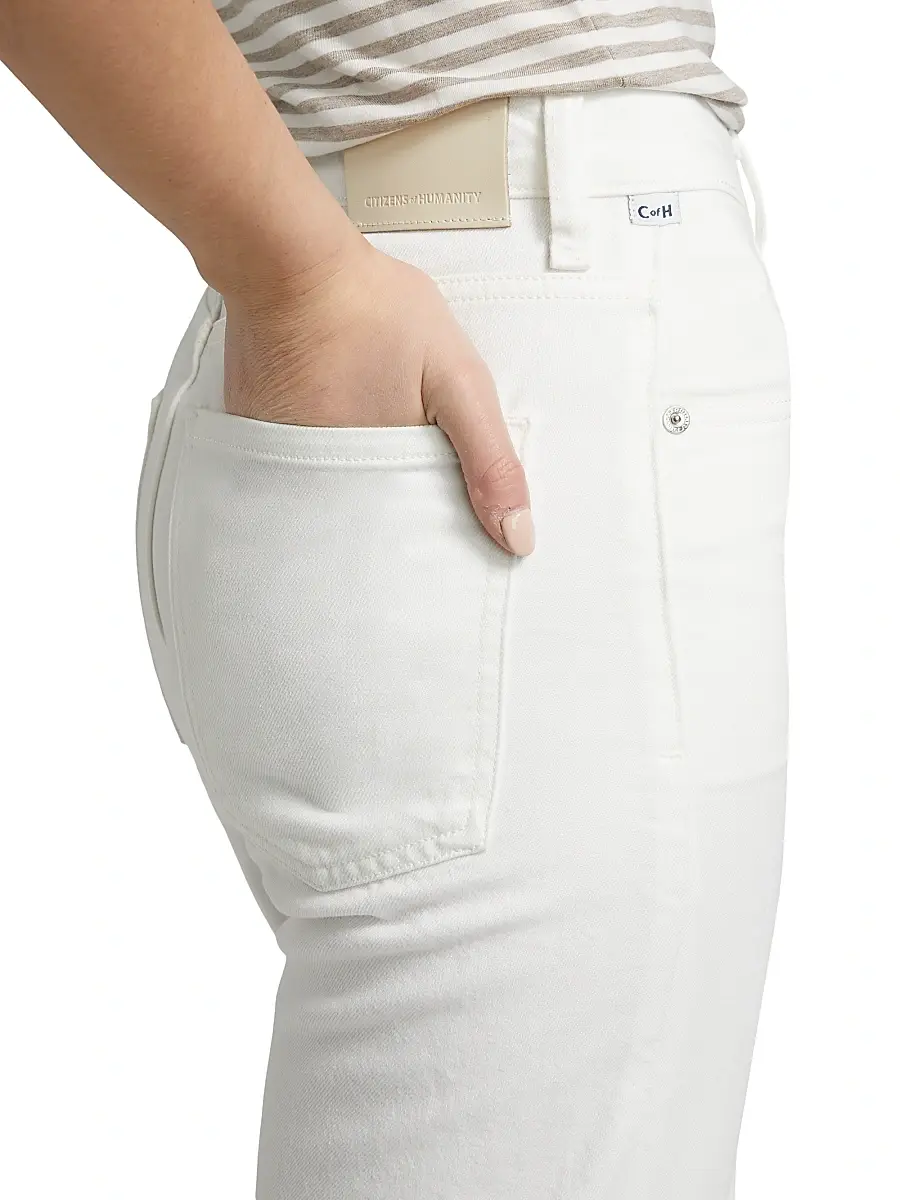Citizens of Humanity Women's Annina Wide-Leg Jeans - Soft White | Thumbnail 6