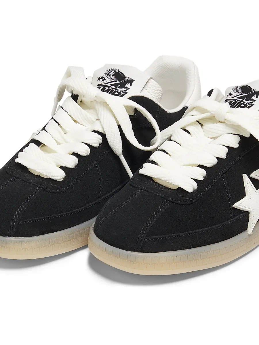 AMIRI Women's Pacific Star Leather Low-Top Sneakers | Thumbnail 2