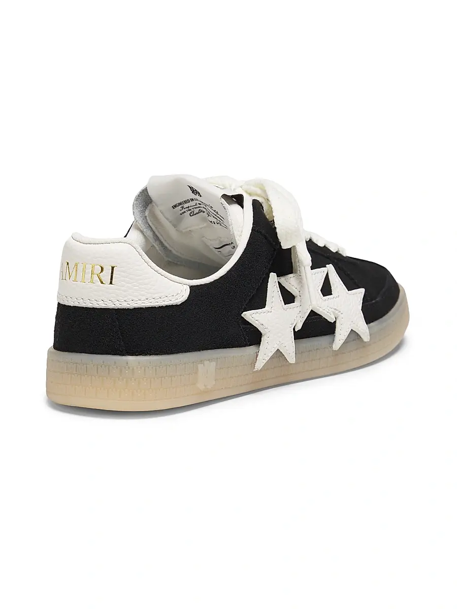 AMIRI Women's Pacific Star Leather Low-Top Sneakers | Thumbnail 3