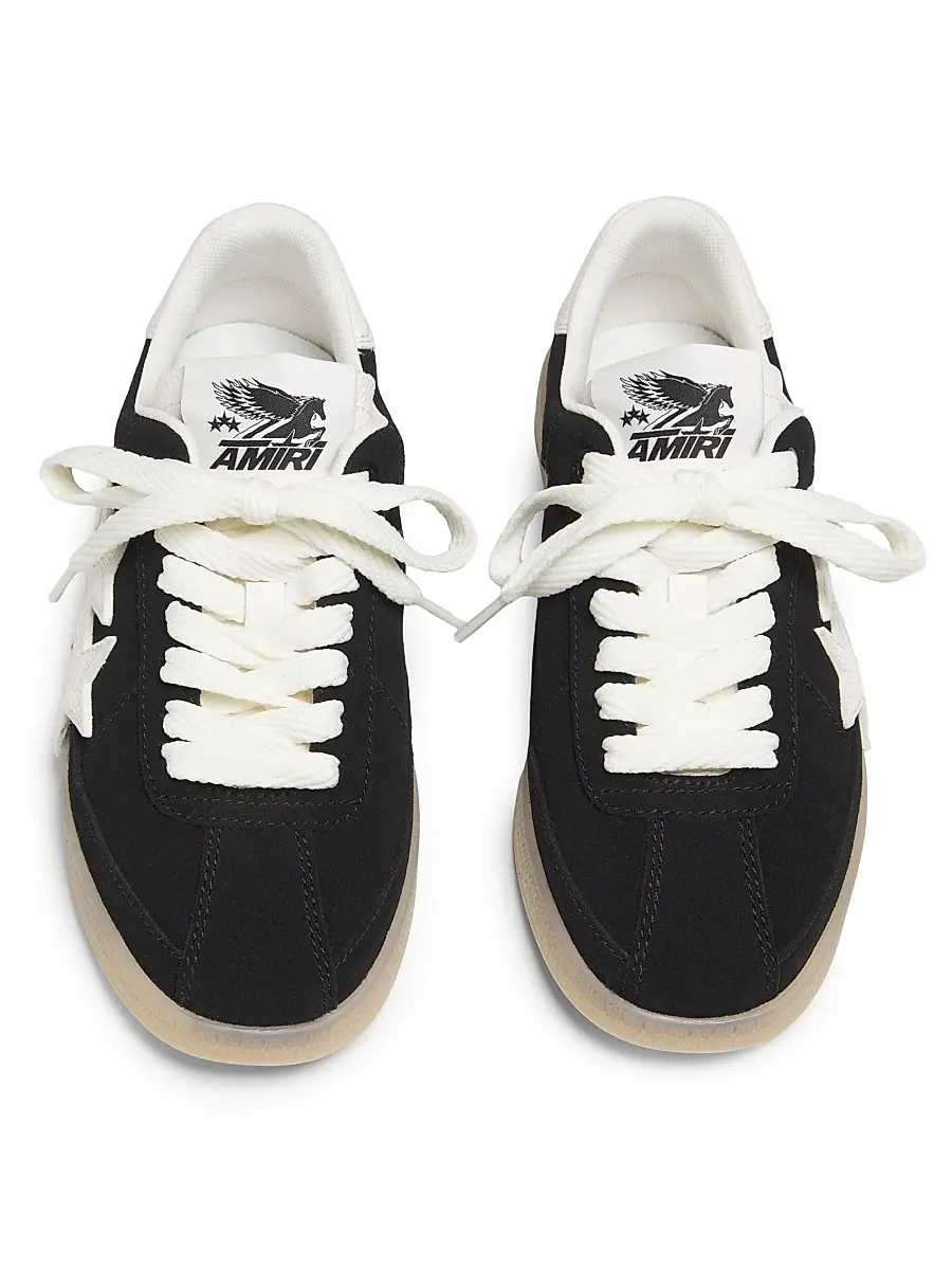 AMIRI Women's Pacific Star Leather Low-Top Sneakers | Thumbnail 4