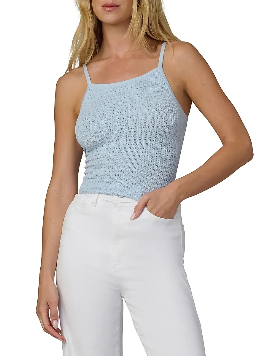 Joe's Jeans Women's The Pointelle Everyday Scoopneck Tank | Thumbnail 3 Joe's Jeans Women's The Pointelle Everyday Scoopneck Tank | Thumbnail 3